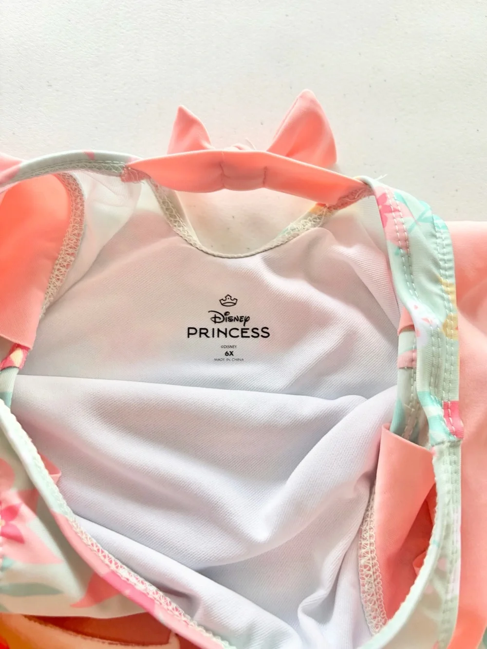 Moana Disney Princess Girls One Piece Swimsuit Size 6x